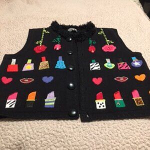 Vintage Sweater Vest "The Collective Works of Berek2 by Takako Sakon  Size L